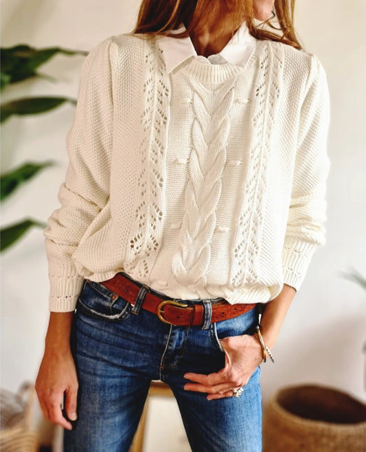 Sweater Pipa Blanco