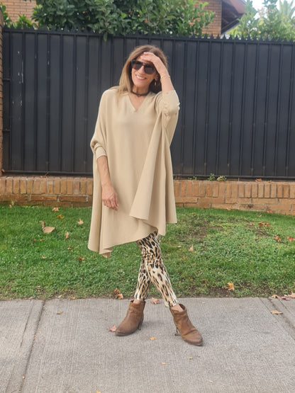 SWEATER TOPACIA CAMEL - 60% DCTO