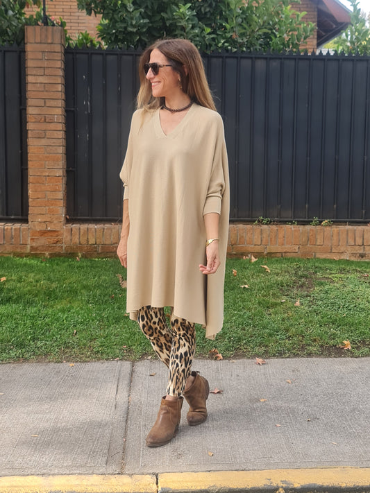 SWEATER TOPACIA CAMEL - 60% DCTO