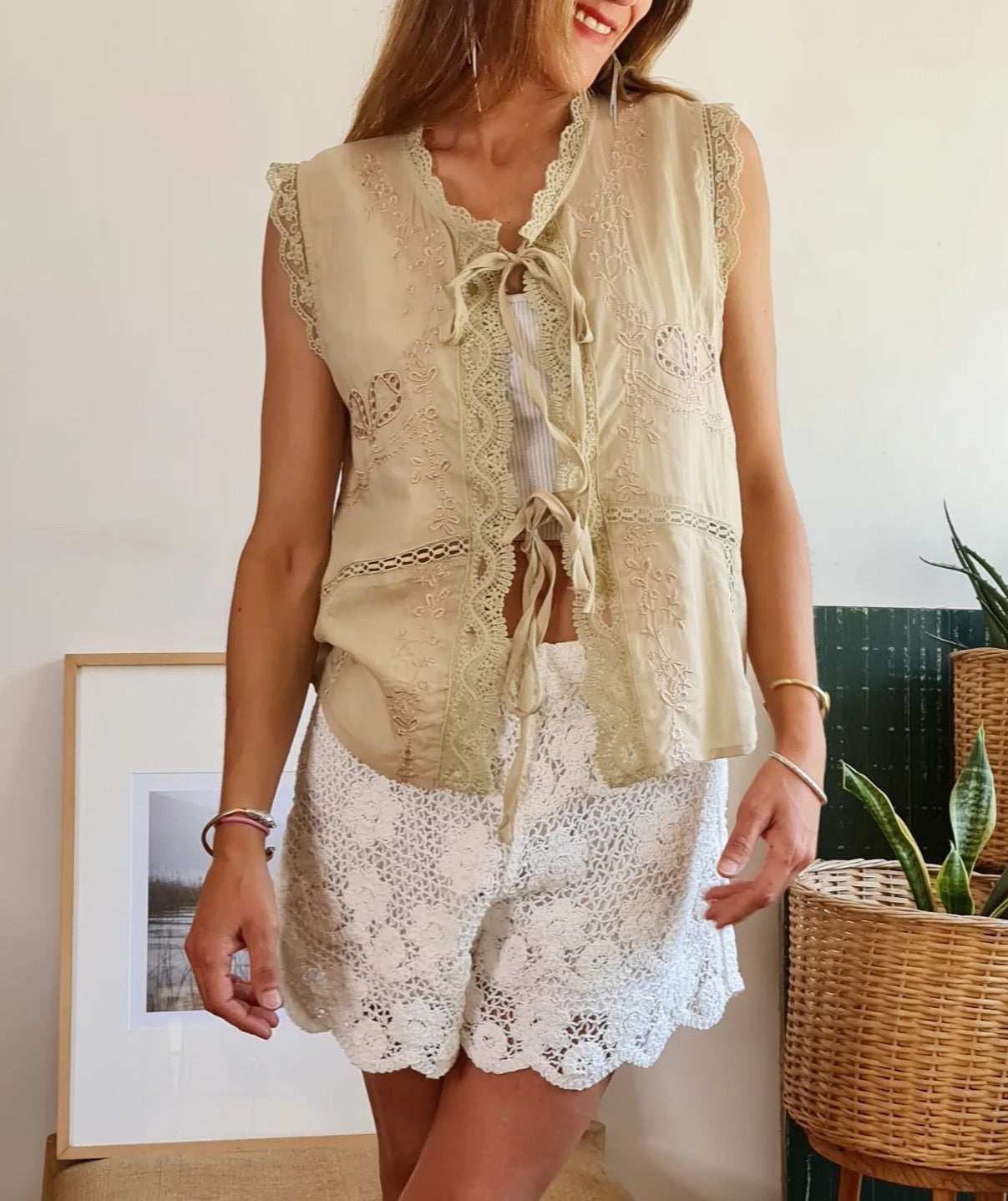 BLUSA ASUNCION BEIGE -15% DE DCTO.