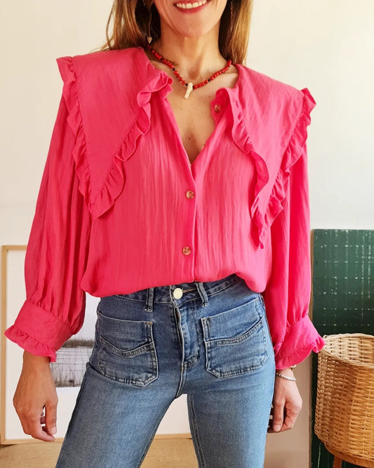 Blusa Sofia Sandia. - Quemepongotienda