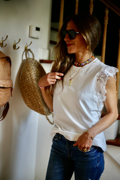 POLERA AZUCENA BLANCA-50%DCTO.