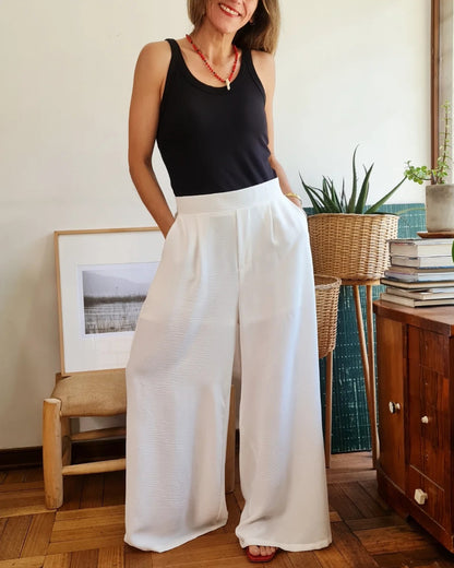 PANTALON CRISTINA BLANCO.