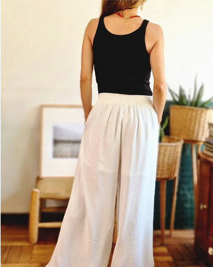 PANTALON CRISTINA BLANCO.