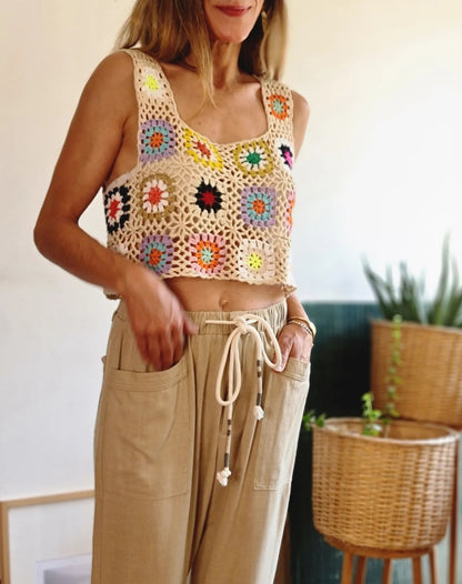 PANTALON FERNANDA BEIGE.