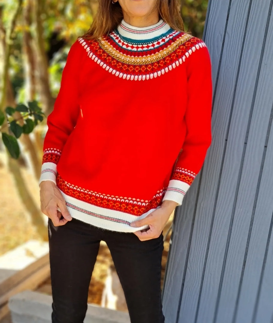 Sweater Alpe Rojo