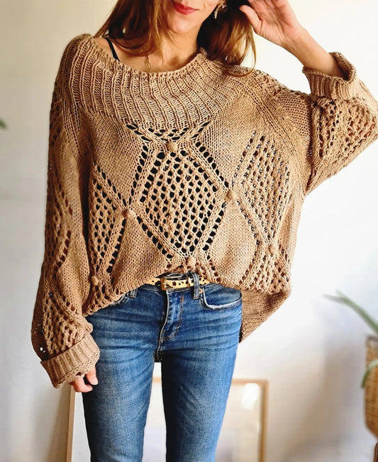 Sweater Monse Camel