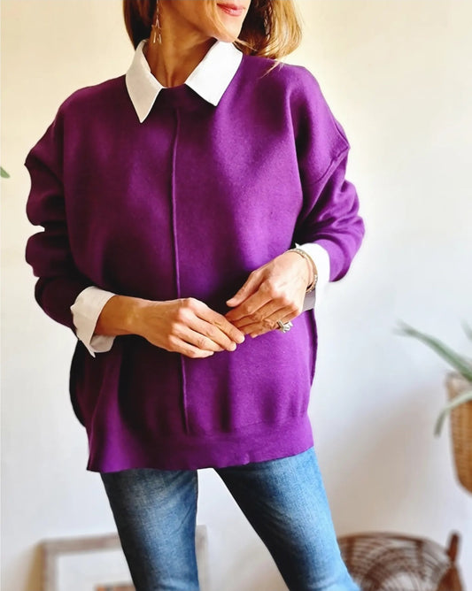 Sweater Nena Morado