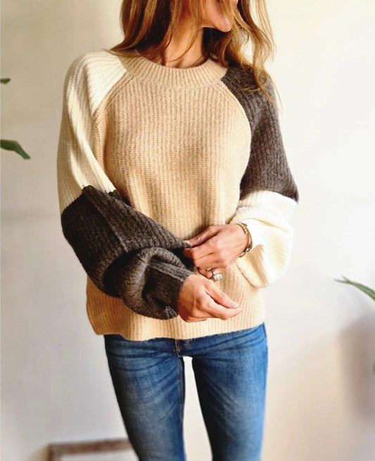 Sweater Ester Camel - Queme Pongo Tienda