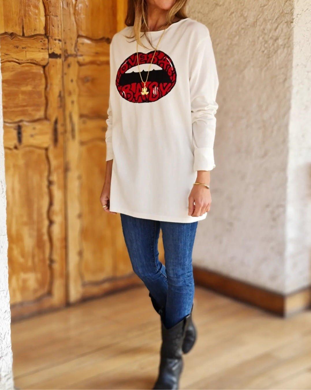 Sweater Love Baby Blanco 45% de Dto - Queme Pongo Tienda