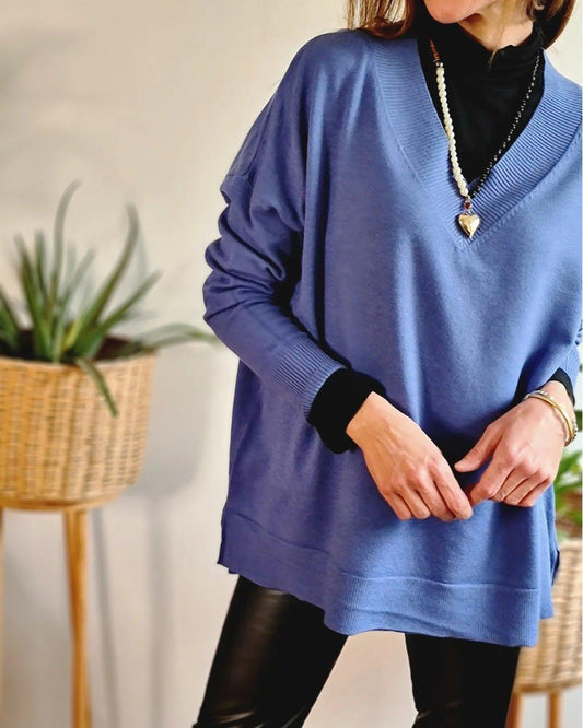 Sweater Vero Azul Medio - Queme Pongo Tienda