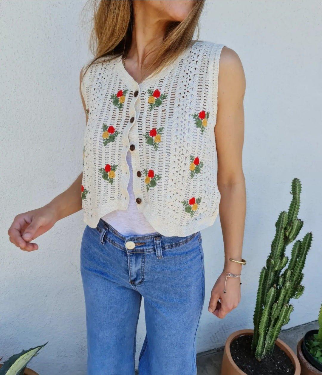 Top Crochet Manuela 45% de Dto - Queme Pongo Tienda