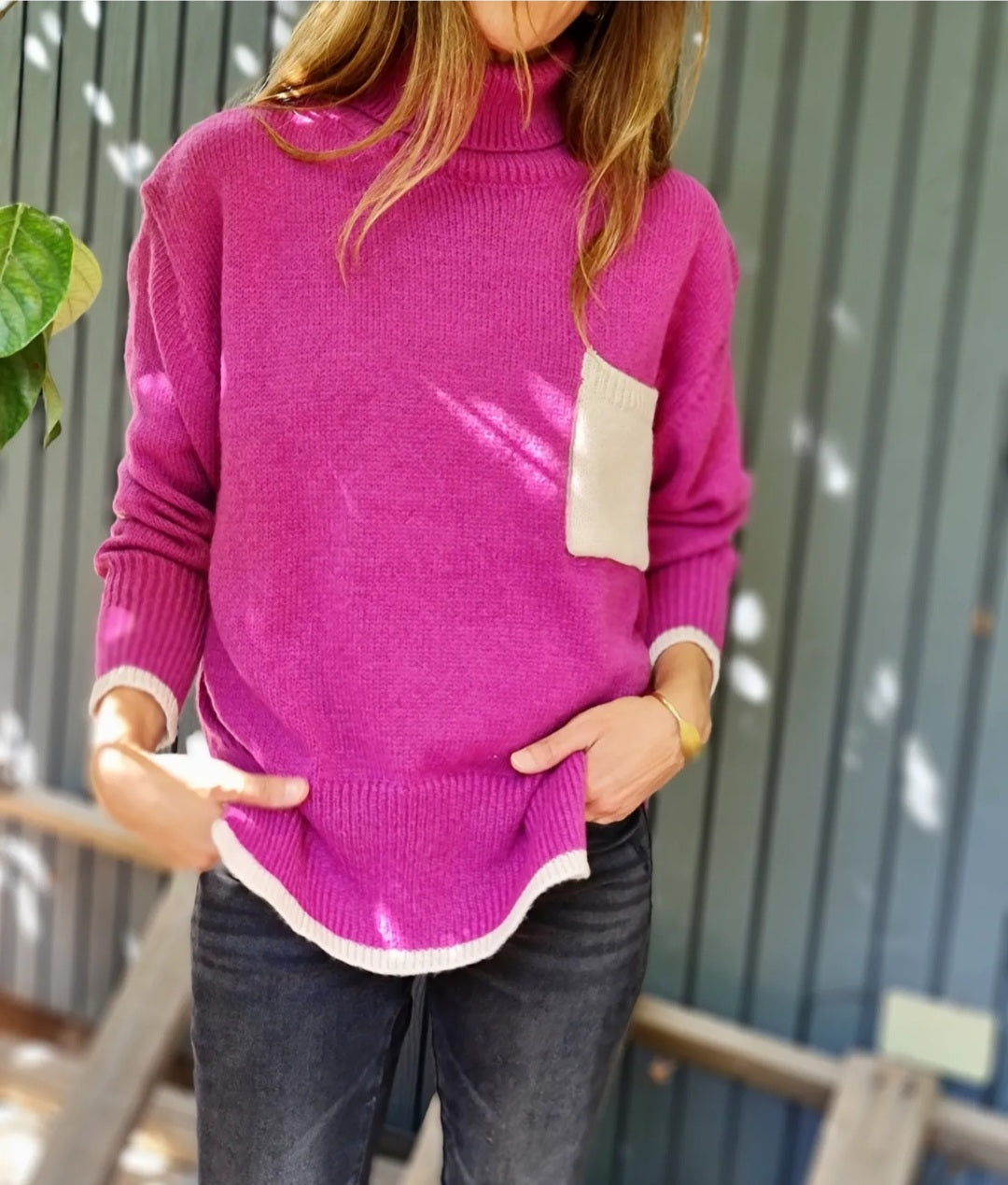 Sweater Castaña Purpura